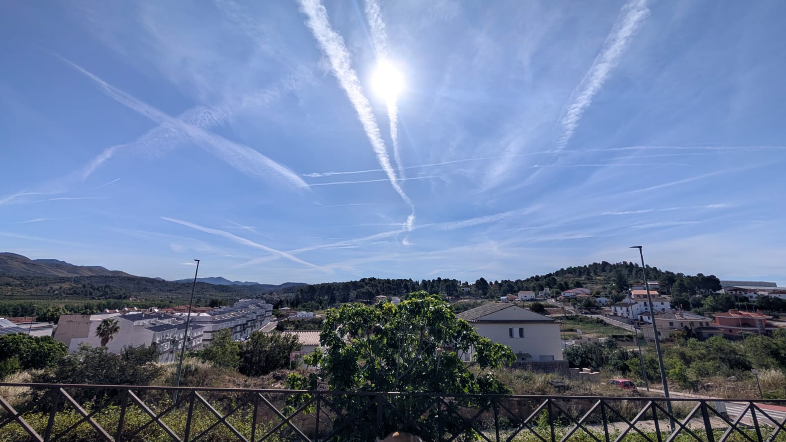 Vista de Soneja desde lo alto del pueblo
